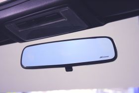 Spoon Blue Wide Rear View Mirror - Accessories CL1