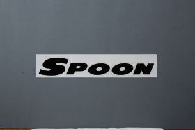 Spoon Team Sticker - Accessories Black 300mm