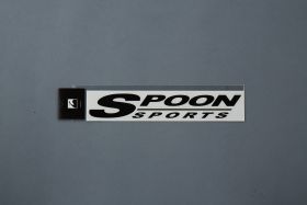 Spoon Spoon Sports Logo Sticker - Accessories Black 250x40mm